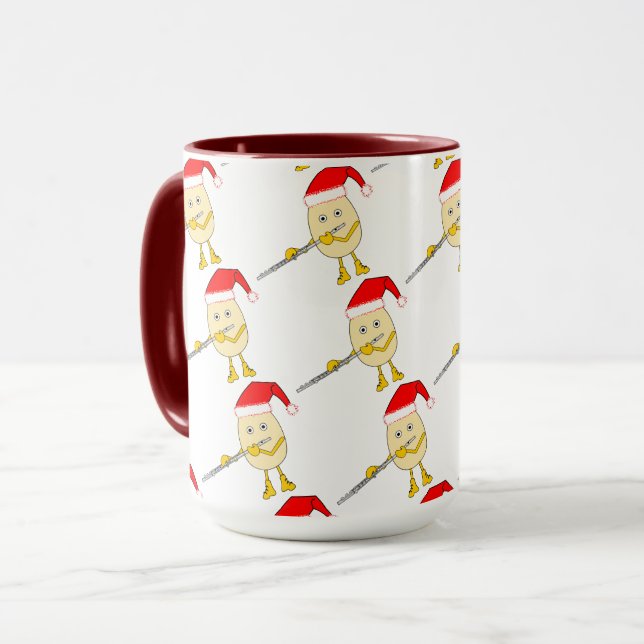 Taza Santa Hat Flute Egghead (Anverso izquierdo)
