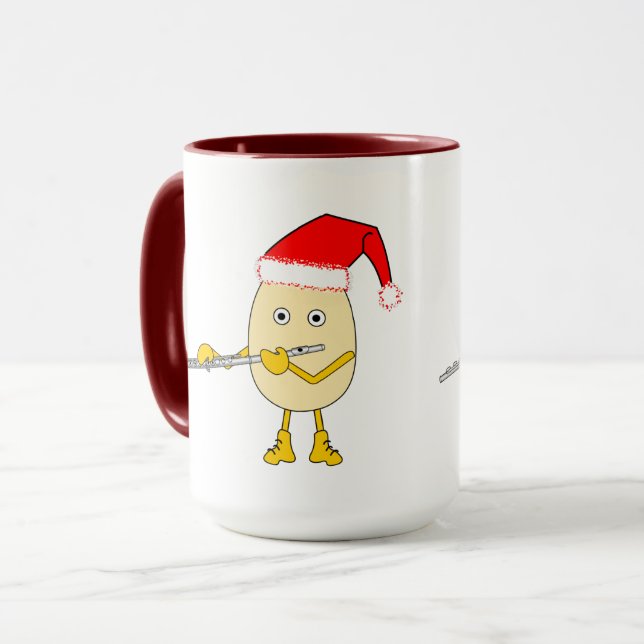 Taza Santa Hat Flute Egghead (Anverso izquierdo)