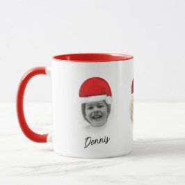 Taza Santa Hat Red Navidades Grandkid Face