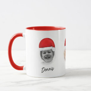 Taza Santa Hat Red Navidades Grandkid Face