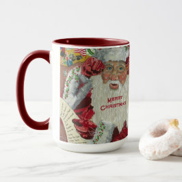 Taza Santa Holiday 15 oz Classic Mug Check It Twice