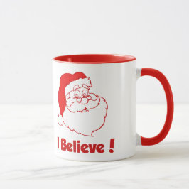 Taza Santa I cree que los Navidades Mug