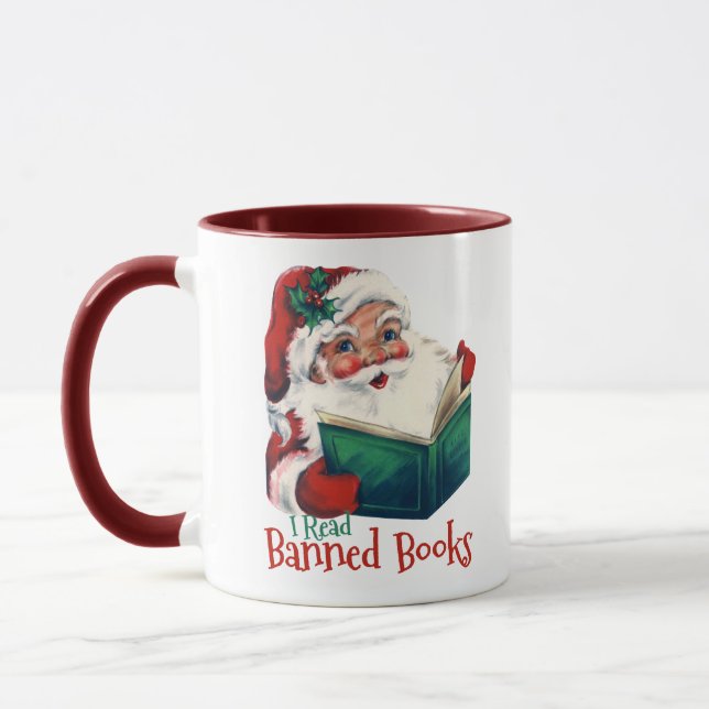 Taza Santa Lee libros prohibidos (Izquierda)