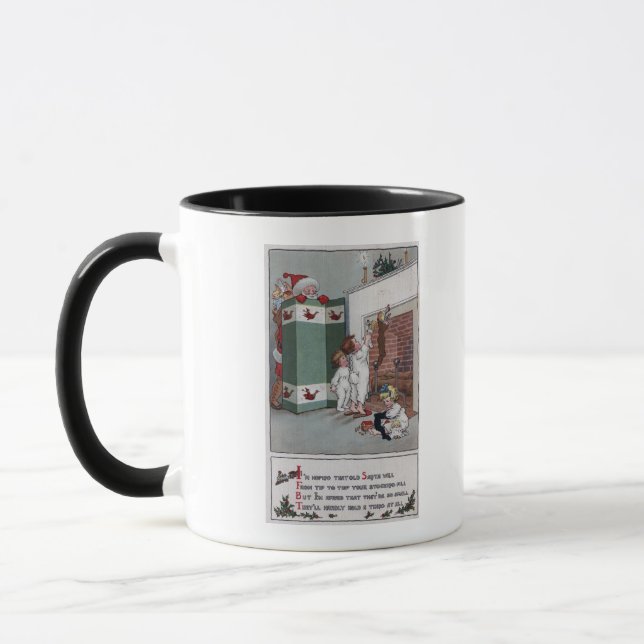Taza Santa Mirando desde detrás de la pantalla (Izquierda)