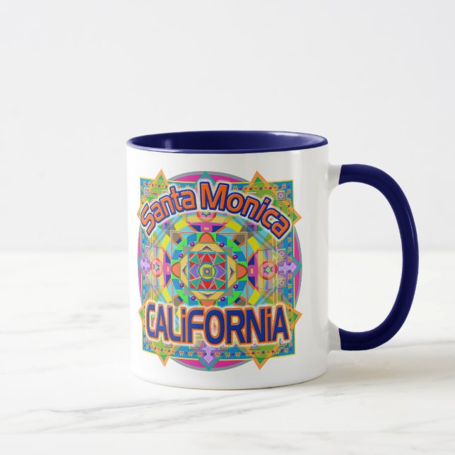 Taza Santa Mónica CALIFORNIA Happy Mug Cup (Derecha)