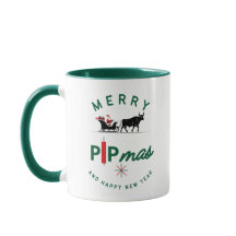 Santa montado en un trineo de toro – Regalo de Pip
