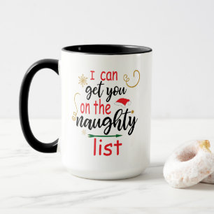 Taza Santa Puedo Ponerte En La Lista Traviesa Navidades