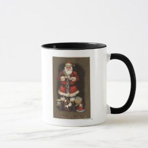 Taza Santa que rellena la media con el cascanueces
