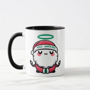 Taza Santa Roly Sagrado – Lindo Santa Claus Medita