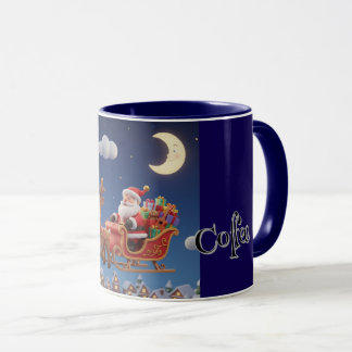 Taza Santa Rudolph Christmas Combo Coffee Mug