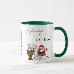 Taza ¡Santa, Rudolph Ho! ¡Taza del navidad -