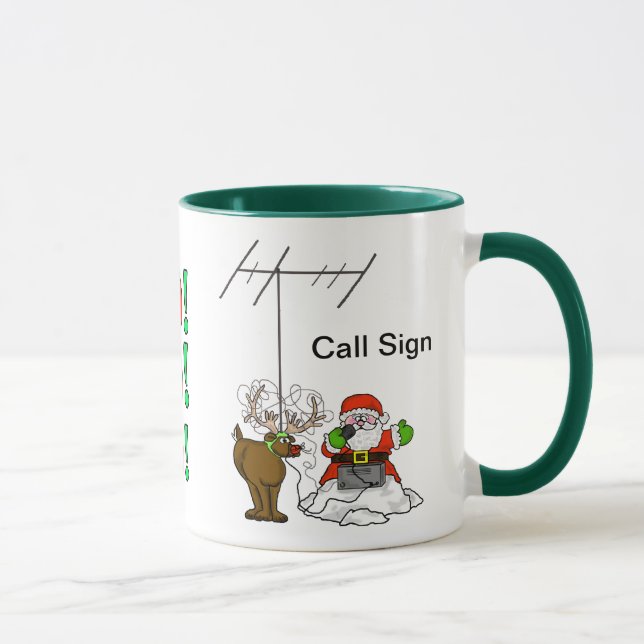 Taza ¡Santa, Rudolph Ho! ¡Taza del navidad - (Derecha)