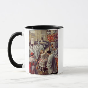 Taza Santa Teresita lanzando rosas Corpus Domini Arte F