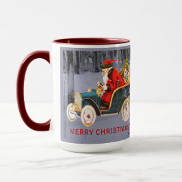 Taza Santa Vieja conduciendo en una moderna escena de n