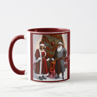 Taza Santa Y La Sra. Claus Mug