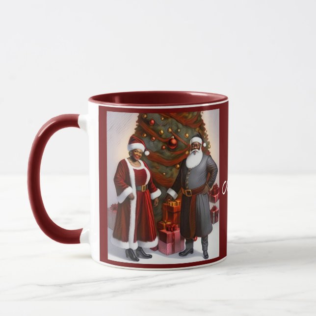 Taza Santa Y La Sra. Claus Mug (Izquierda)