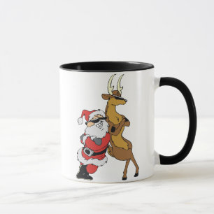 Taza santa y raindeer