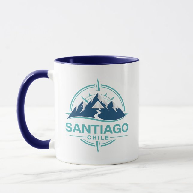 Taza Santiago Chile South America (Izquierda)