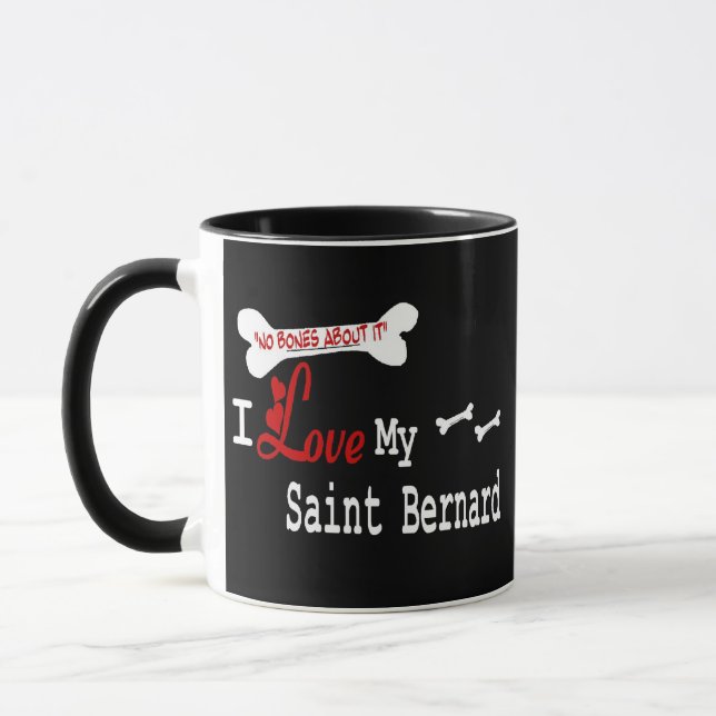 Taza Santo. Bernard (I Love) Mug (Izquierda)