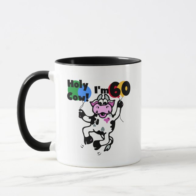 Taza Santo Dios, soy 60 camisetas y regalos (Izquierda)