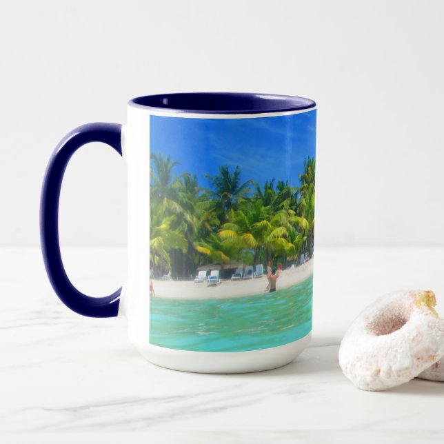 TAZA SAONA BEACH MUG (Con donut)