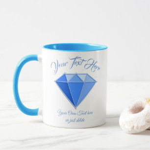 Taza Sapphire Gemstone. Joyería. 45 Aniversario Boda
