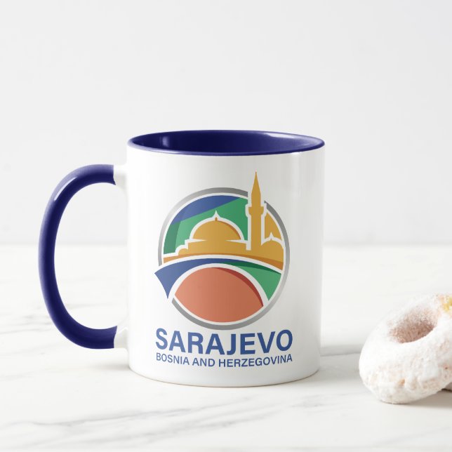 Taza Sarajevo Bosnia and Herzegovina (Con donut)
