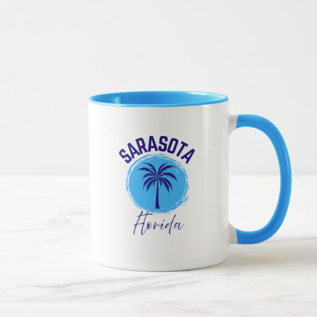 Taza  Sarasota Florida Coffee Mug (Derecha)