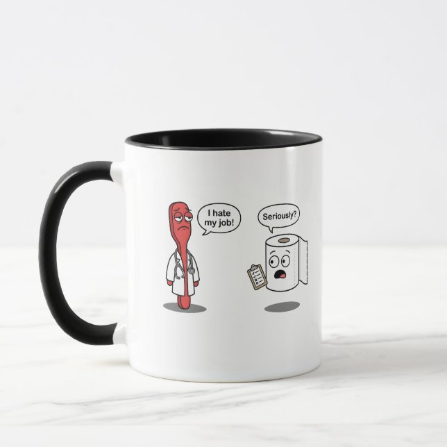 Taza Sarcastic Humor Graphic Doctor Funny Sassy Meme (Izquierda)