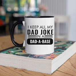 Taza Sarcástico guardo todos los Chistes de mi papá en