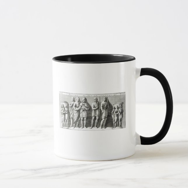 Taza Sarcófago de Etruscan (Derecha)