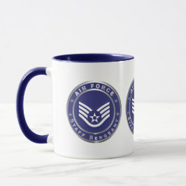 Taza Sargento de personal de la Fuerza Aérea SSgt