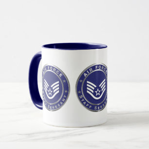 Taza Sargento de personal de la Fuerza Aérea SSgt