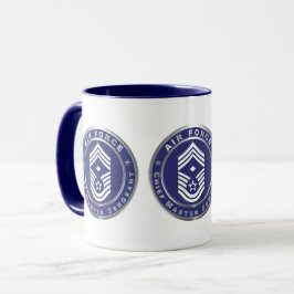 Taza Sargento mayor jefe de la Fuerza Aérea CMSgt