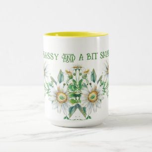 TAZA SASSY CLASSY UN POCO INTELIGENTE