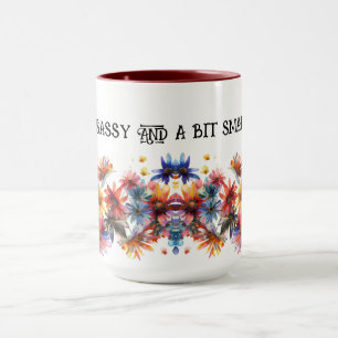 TAZA SASSY CLASSY UN POCO INTELIGENTE