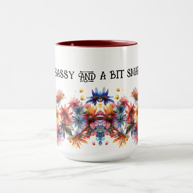 TAZA SASSY CLASSY UN POCO INTELIGENTE (Centro)