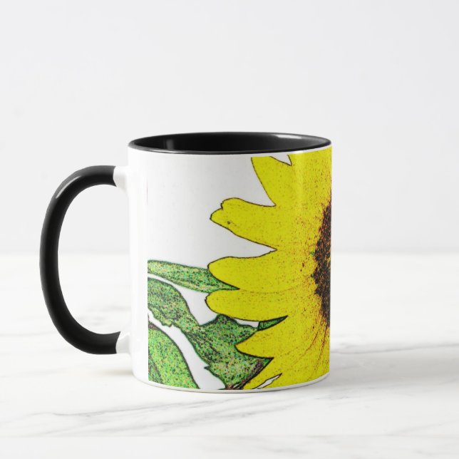 Taza Sassy Sunflower Classic Mug (Izquierda)