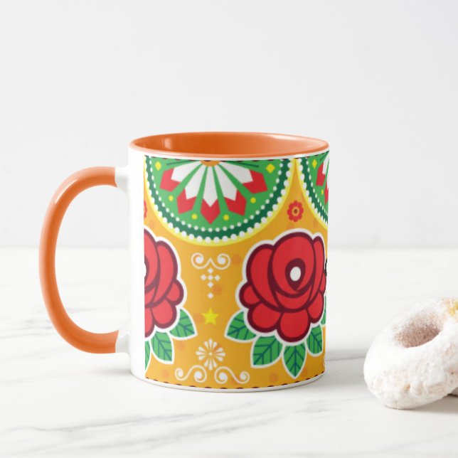 Taza Sasta Nasha Mug con camión tradicional paquistaní (Con donut)