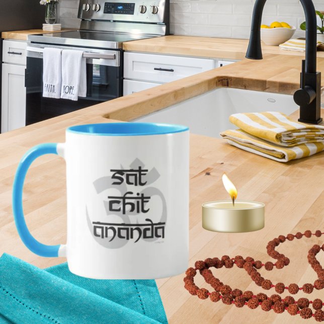 Taza Sat Chit Ananda Oneness Mantra Om (Subido por el creador)