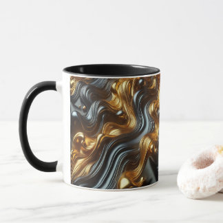 Taza Satin Black Mug de Luxe Flow