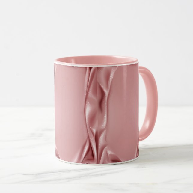 Taza Satina rosa (Anverso derecho)