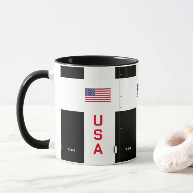 Taza Saturn V S-1C Mug (Con donut)