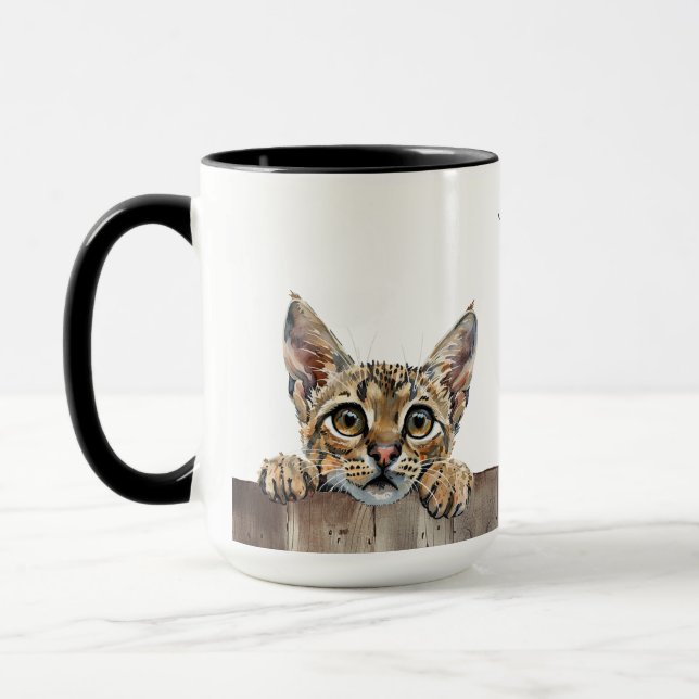 Taza Savannah Cat Mug (Izquierda)
