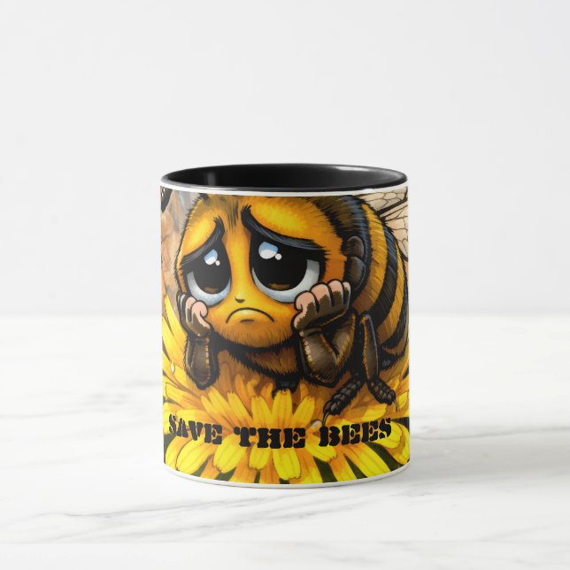 Taza Save the bees (Centro)