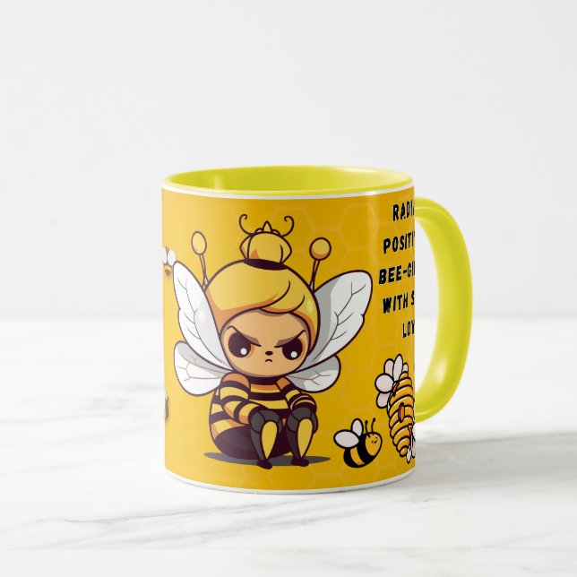 Taza Save the Bees Inspirational Bee Honey Lover Gift  (Anverso derecho)