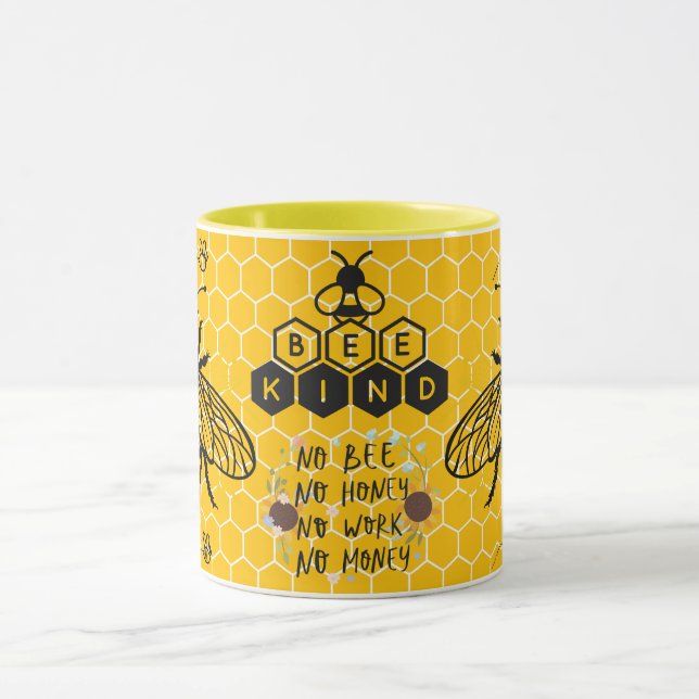Taza Save the Bees Inspirational Bee Honey Lover Gift  (Centro)