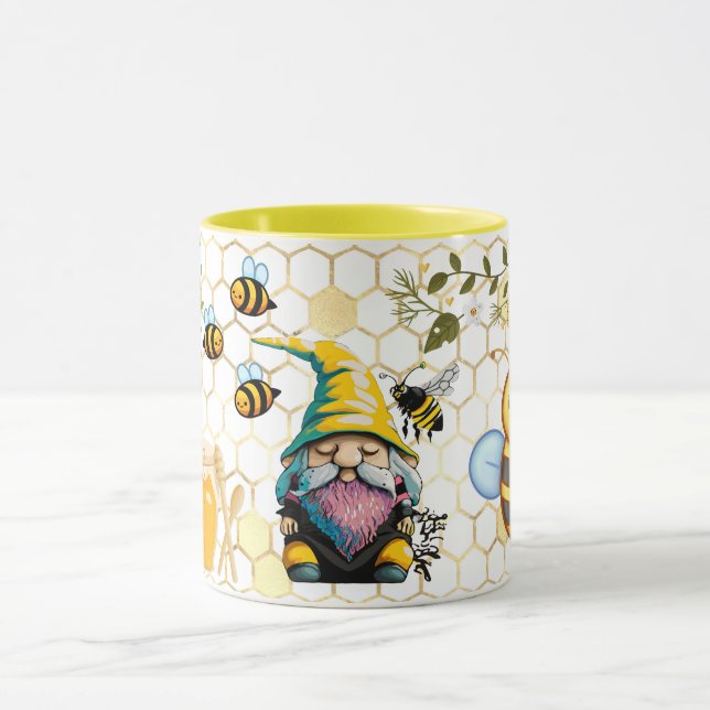 Taza Save the Bees Inspirational Bee Honey Lover Gift  (Centro)