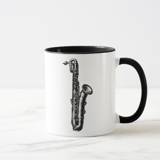 Taza Saxofón del barítono (Derecha)