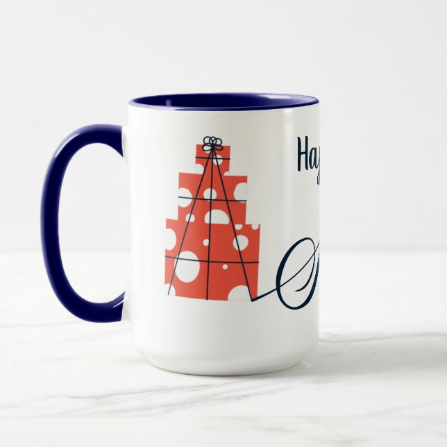 Taza Saybrook Happy Holidays Mug (Izquierda)